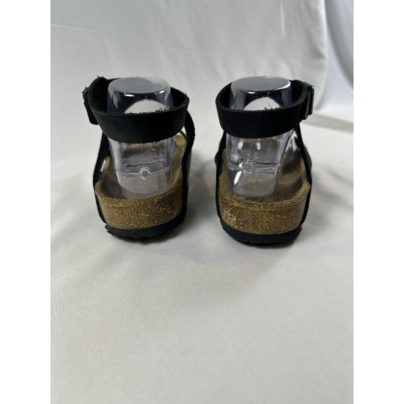 RARE‎ Birkenstock Delhi Ankle Strap Sandals Black Oiled Leather EU40 US9 - Picture 6 of 9
